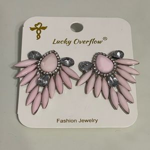 Pink earrings